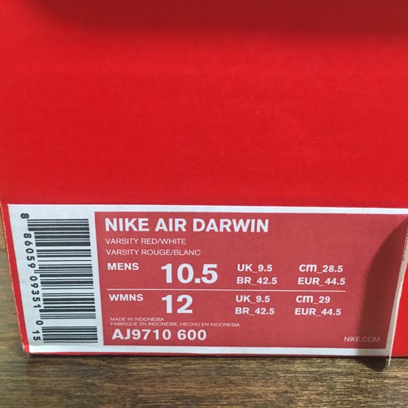 NEW Nike Air Darwin Rodman Men's Basketball  10.5 - Picture 2 of 16